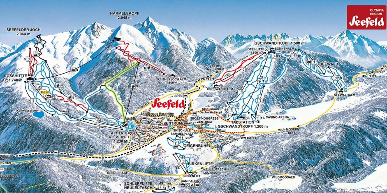 The Seefeld Retreat - Central Family Friendly Apartments - Mountain Views Зефельд-ін-Тіроль Екстер'єр фото